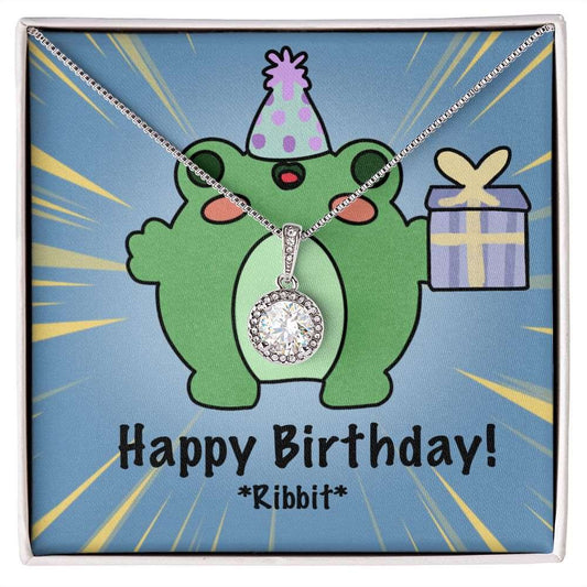 Happy Birthday Frog-Eternal Hope Necklace - StarShineBox -