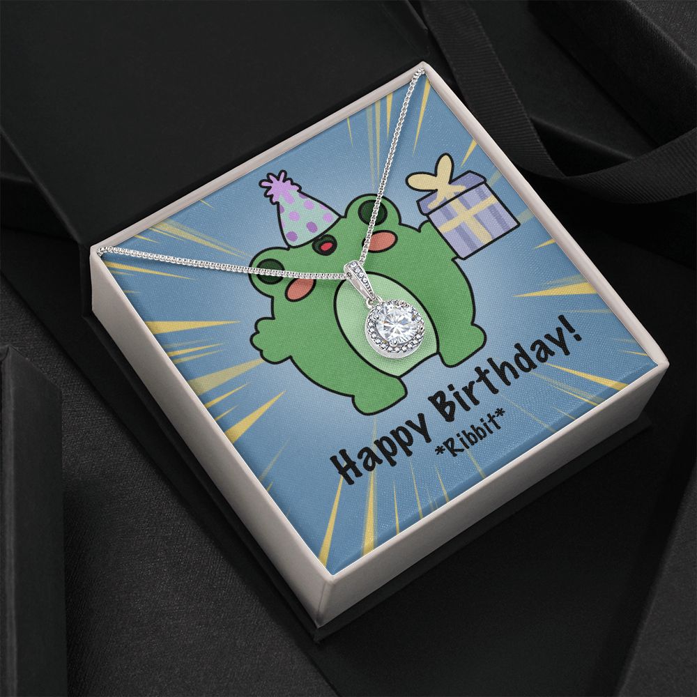 Happy Birthday Frog-Eternal Hope Necklace - StarShineBox -