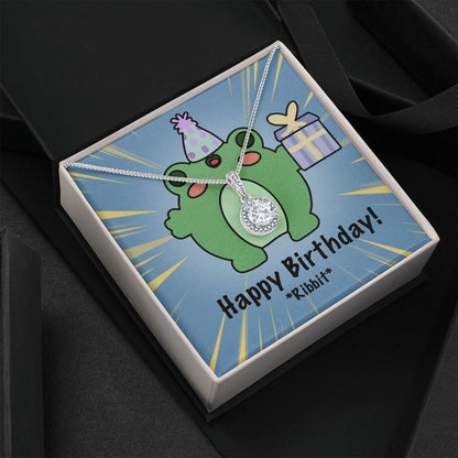 Happy Birthday Frog-Eternal Hope Necklace - StarShineBox -