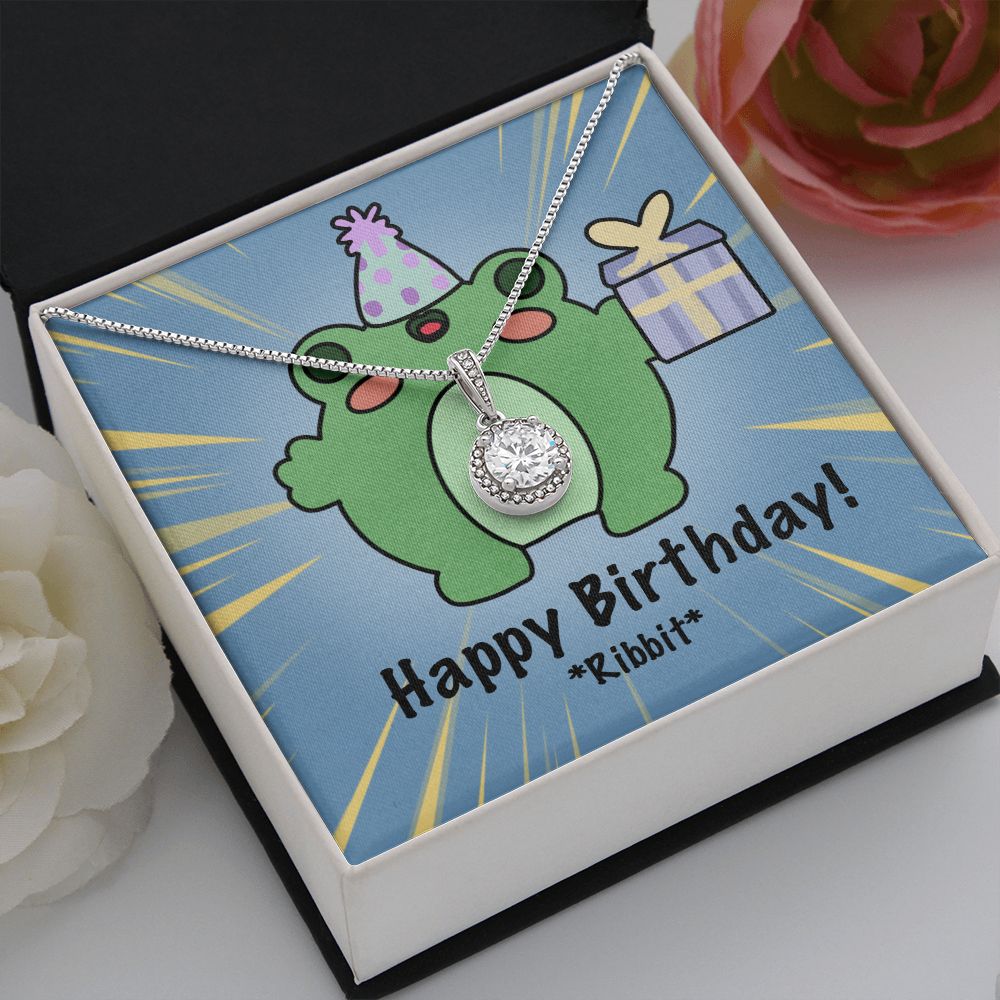 Happy Birthday Frog-Eternal Hope Necklace - StarShineBox -