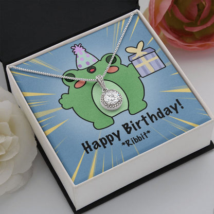 Happy Birthday Frog-Eternal Hope Necklace - StarShineBox -