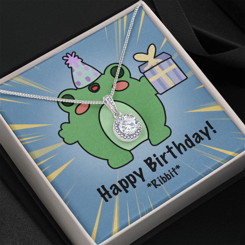Happy Birthday Frog-Eternal Hope Necklace - StarShineBox -