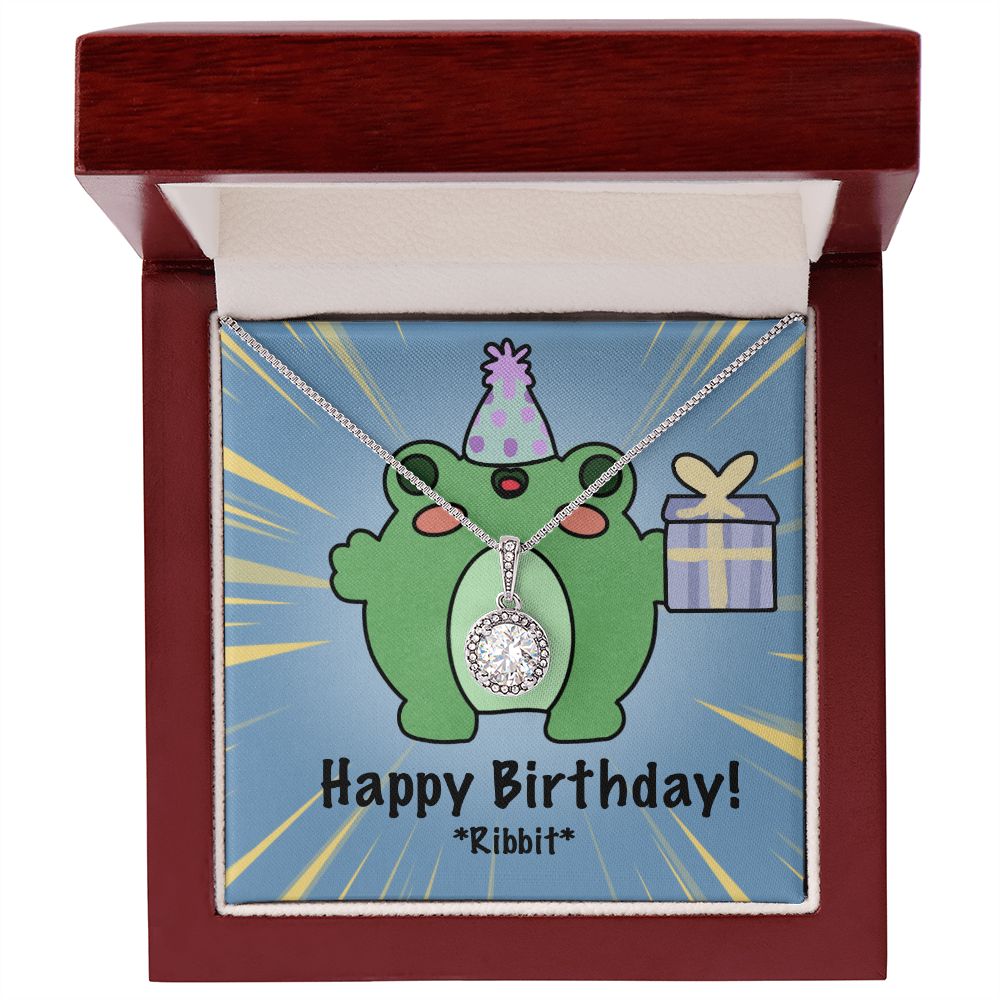 Happy Birthday Frog-Eternal Hope Necklace - StarShineBox -