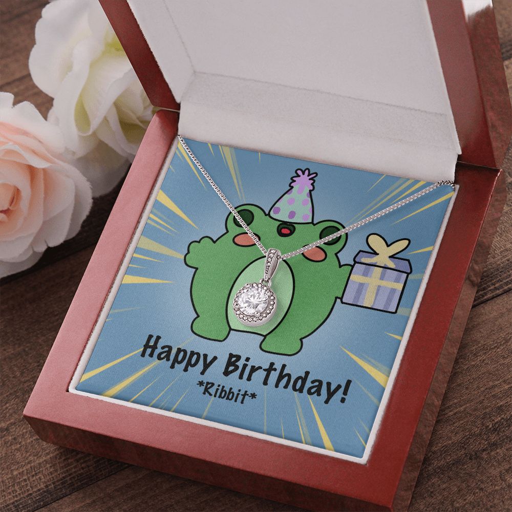 Happy Birthday Frog-Eternal Hope Necklace - StarShineBox -