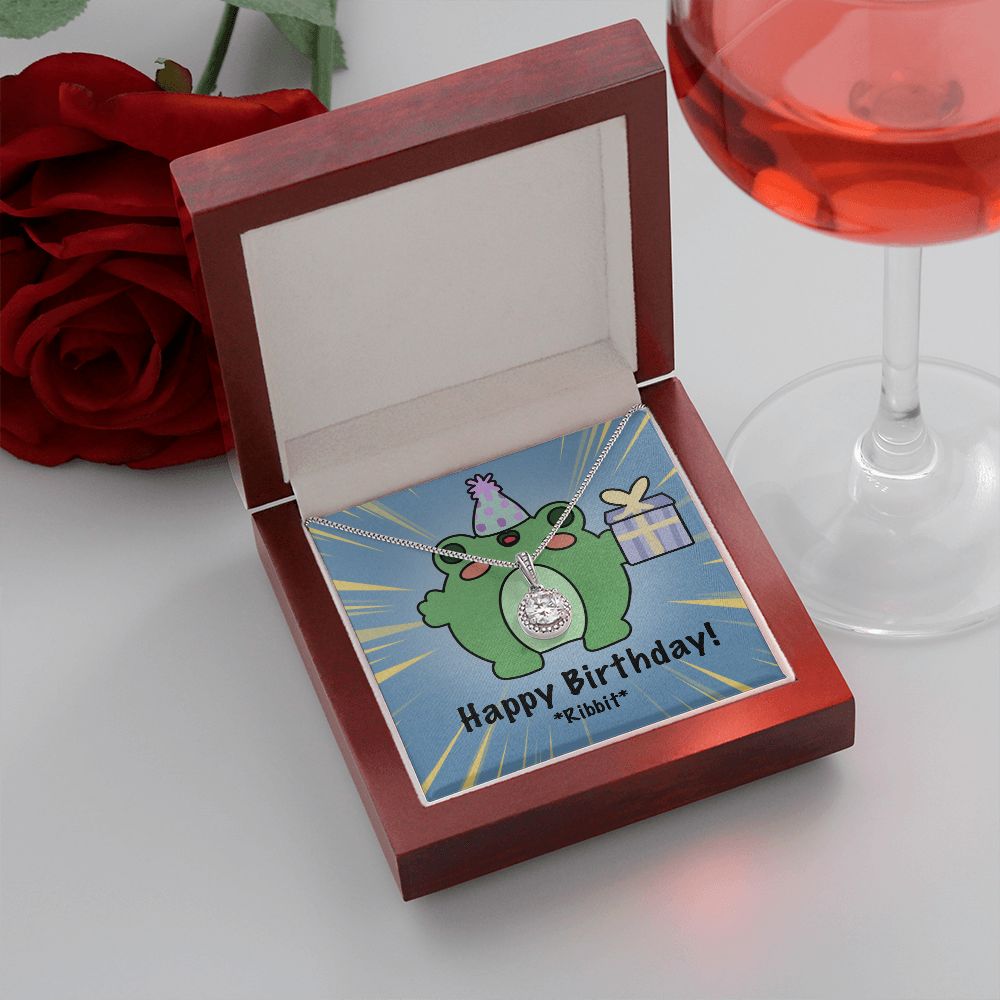 Happy Birthday Frog-Eternal Hope Necklace - StarShineBox -