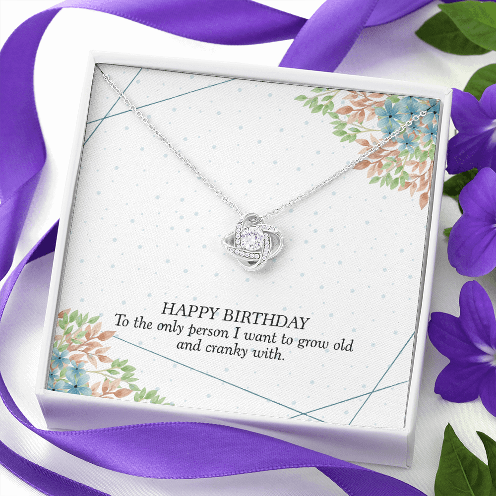 Happy birthday The Love Knot Necklace - StarShineBox -