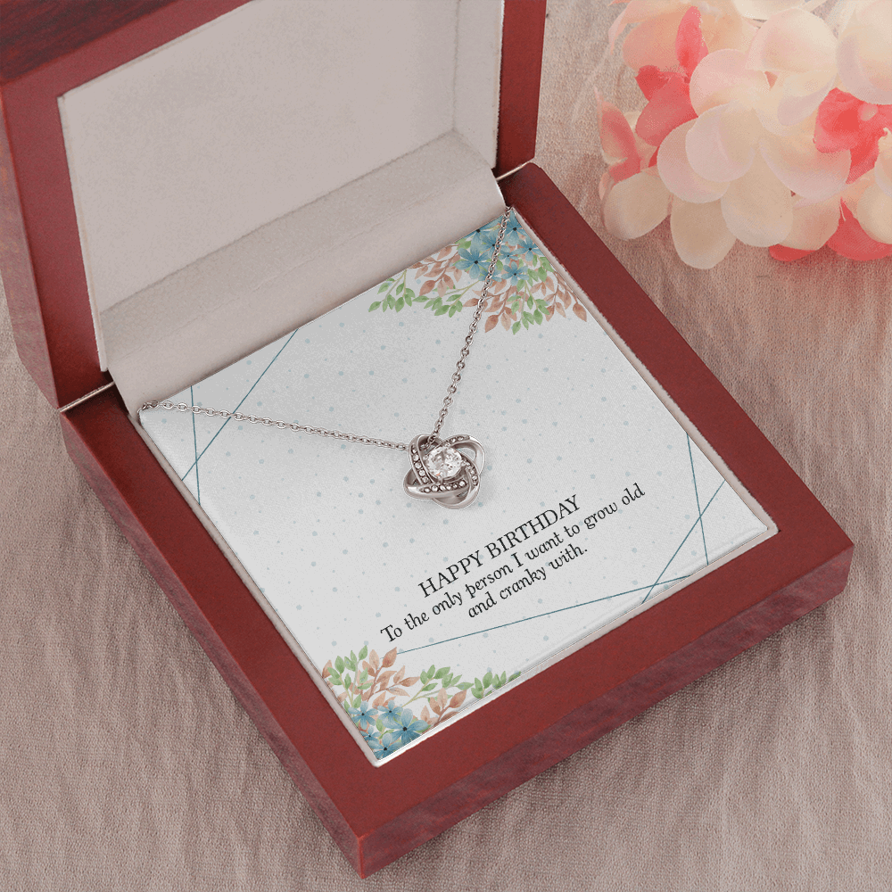 Happy birthday The Love Knot Necklace - StarShineBox -