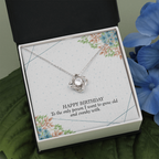 Happy birthday The Love Knot Necklace - Starshine Box 