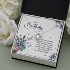 Happy birthday to child  The Love Knot Necklace - Starshine Box 