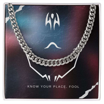 Know your place cuban link chain - StarShineBox -