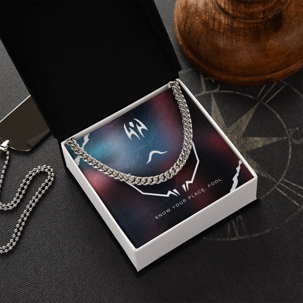 Know your place cuban link chain - StarShineBox -
