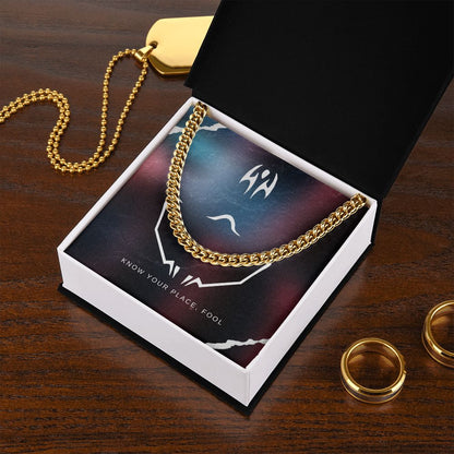 Know your place cuban link chain - StarShineBox -