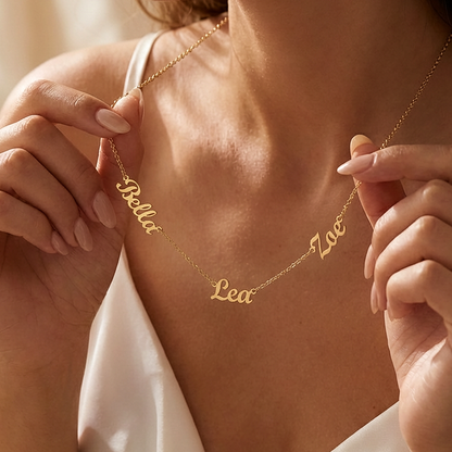 To My Loving Mom - Multiple Name Necklace