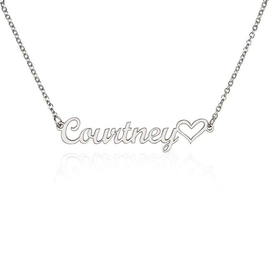 Name Heart Necklace