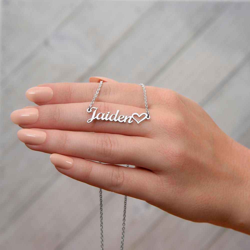 Name Heart Necklace
