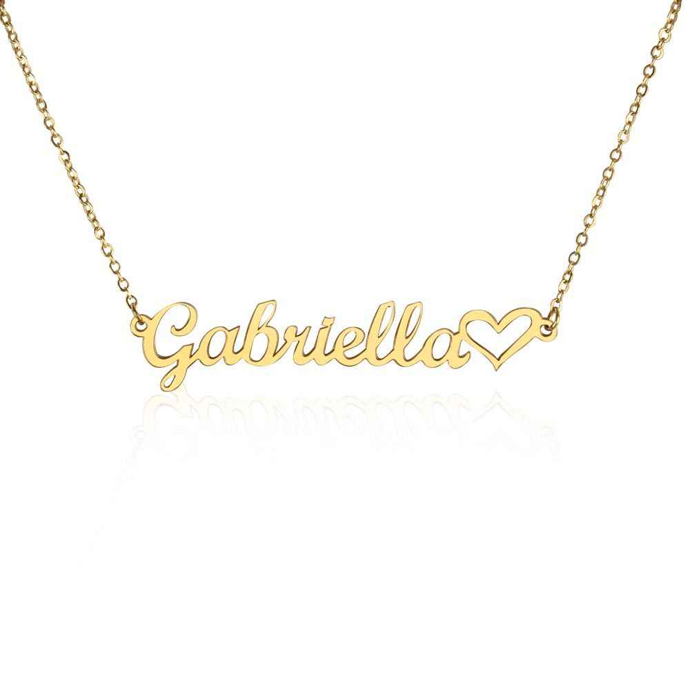 Name Heart Necklace