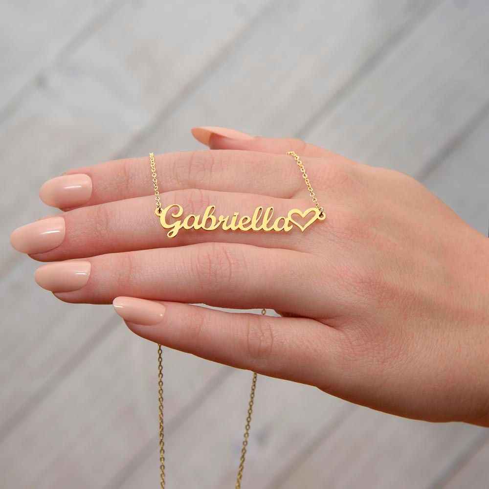 Name Heart Necklace