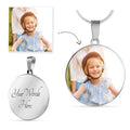 Personalized Circle Photo Necklace