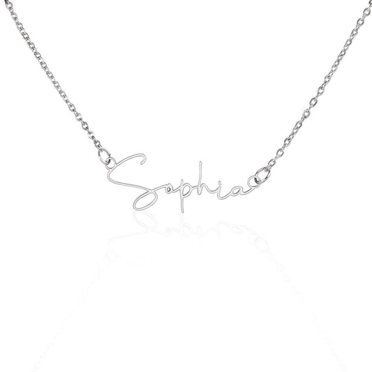 Signature Name Necklace - Starshine Box 