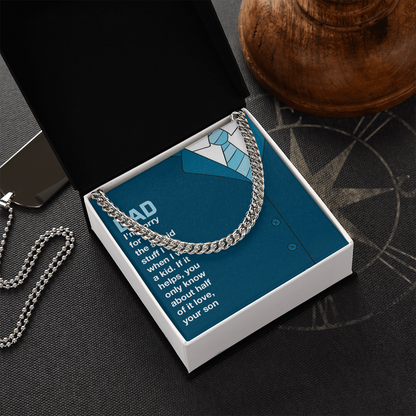 To MyDad- you only know about half of it love Cubin Link Chain - StarShineBox -