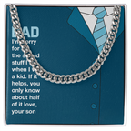 To MyDad- you only know about half of it love Cubin Link Chain - Starshine Box 