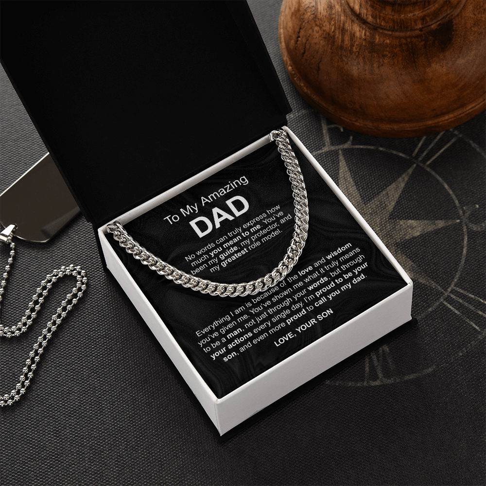 To My Amazing Dad - No words can truly express how much you mean to me love your son - Starshine Box 