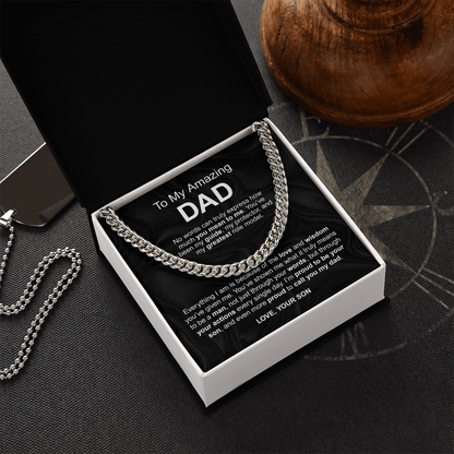 To My Amazing Dad - No words can truly express how much you mean to me love your son - Starshine Box 