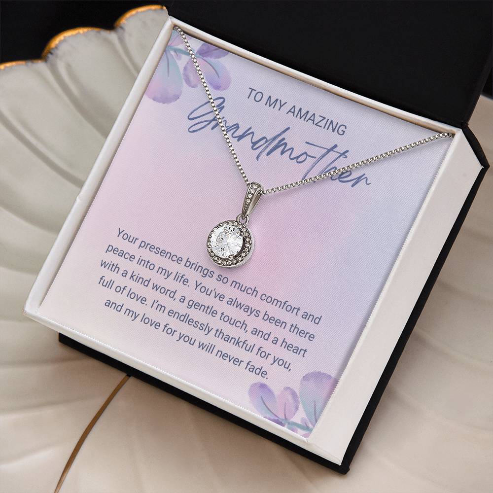 To My Amazing Grandmother Your presence brings so much comfort Eternal Hope Necklace - StarShineBox -