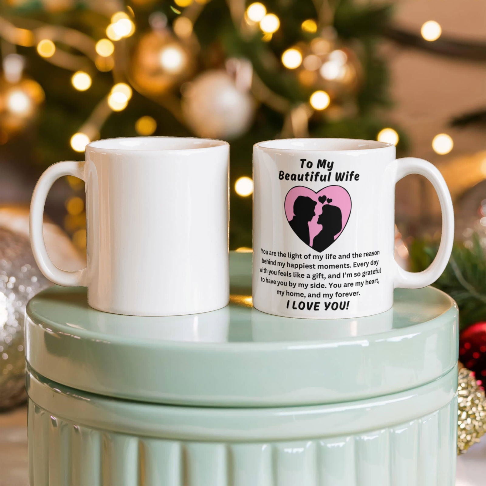 To My Beautiful Wife - You are the light of my life Mug - Starshine Box 