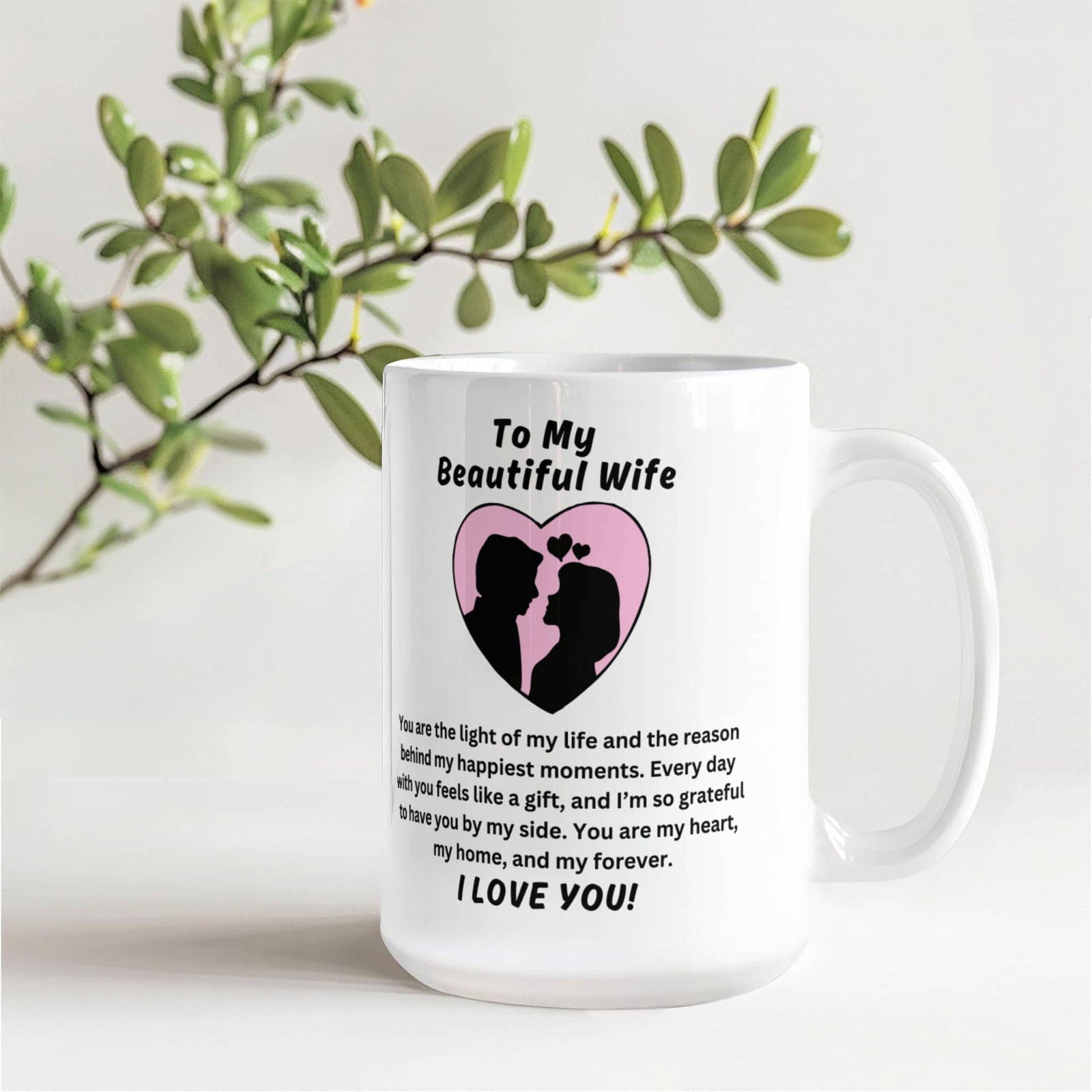 To My Beautiful Wife - You are the light of my life Mug - Starshine Box 