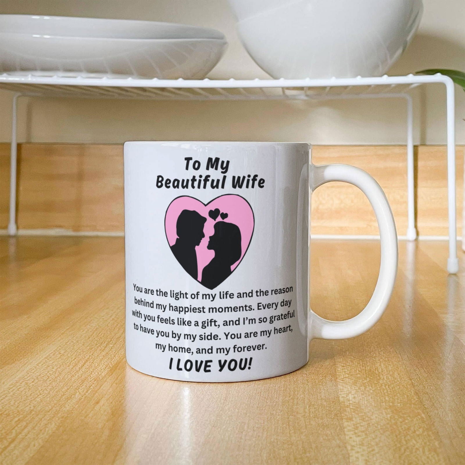 To My Beautiful Wife - You are the light of my life Mug - Starshine Box 