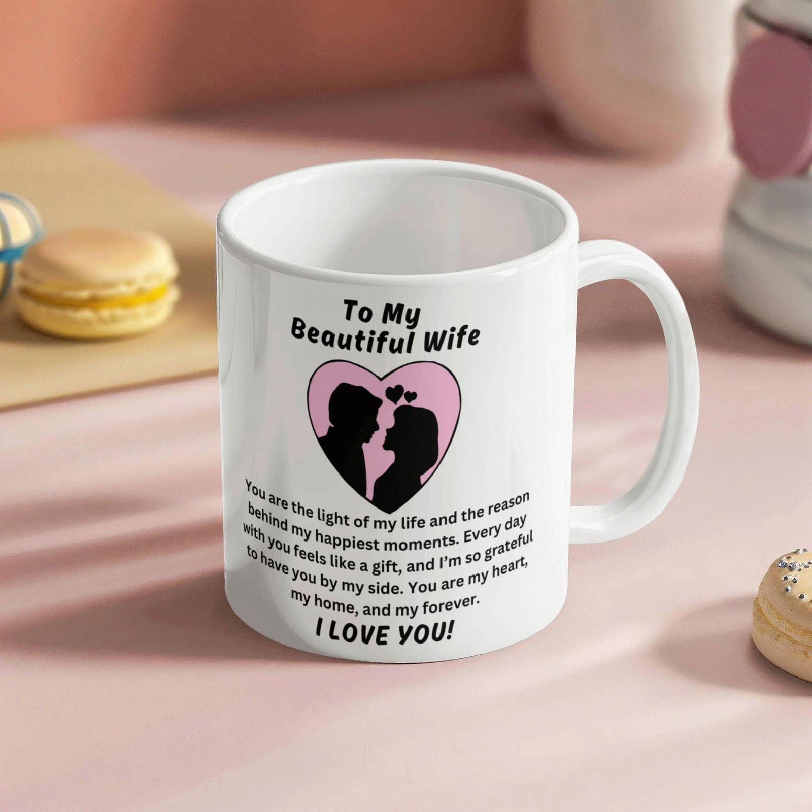 To My Beautiful Wife - You are the light of my life Mug - Starshine Box 