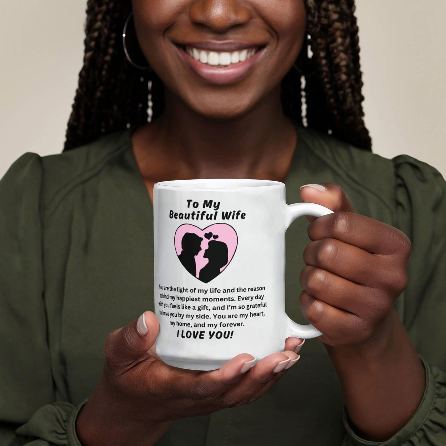 To My Beautiful Wife - You are the light of my life Mug - Starshine Box 