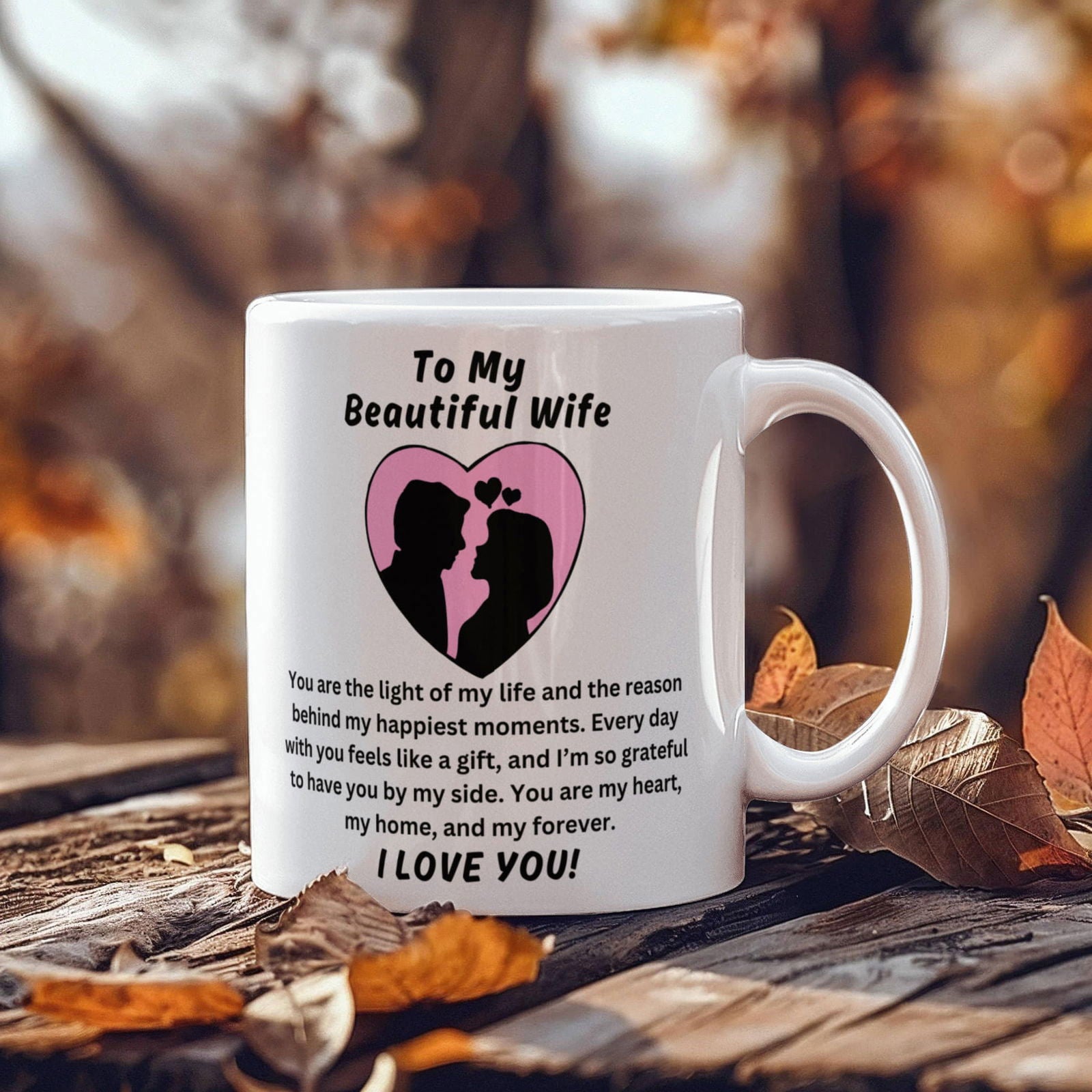 To My Beautiful Wife - You are the light of my life Mug - Starshine Box 