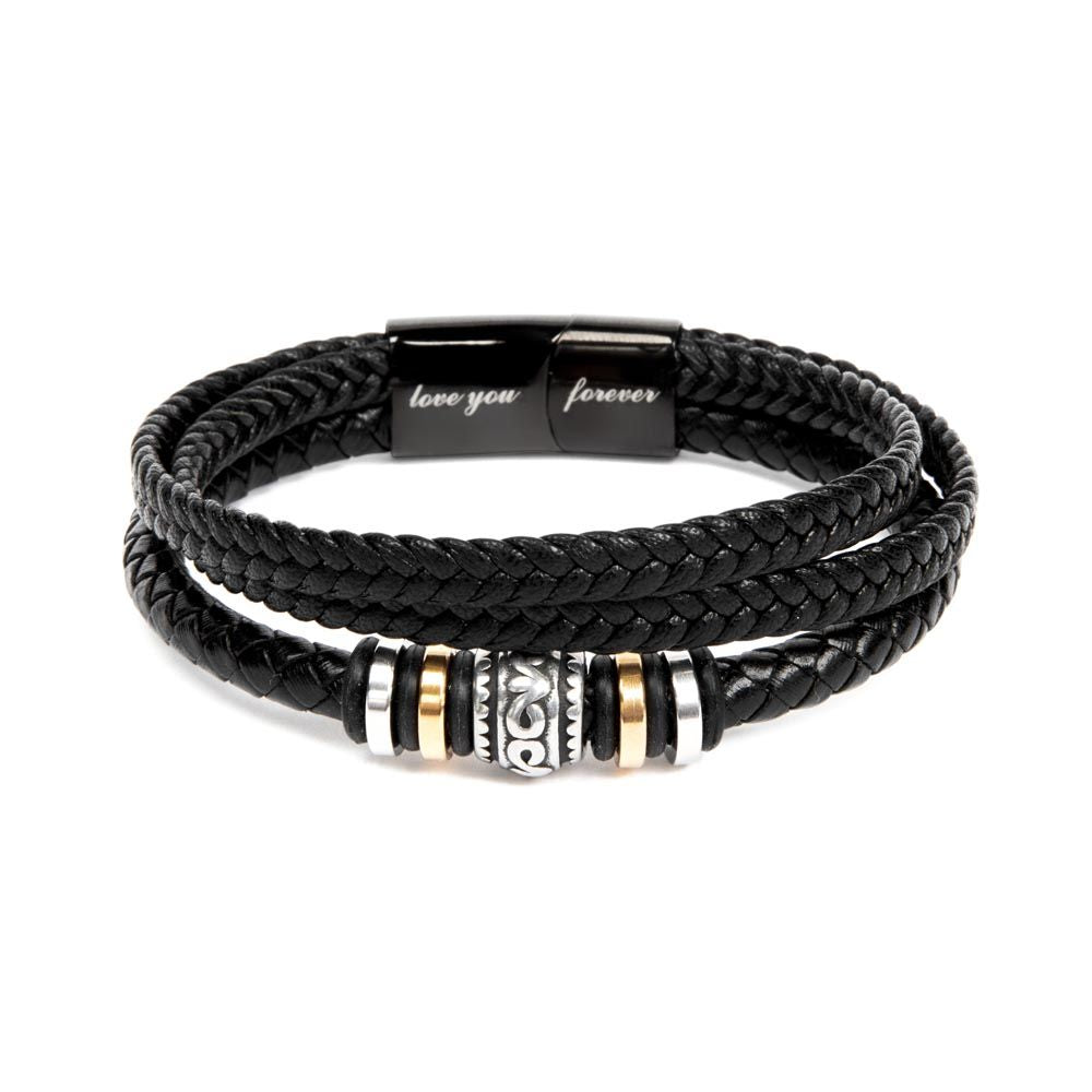 To My Dad- your unwavering belief Love You Forever Bracelet - StarShineBox -