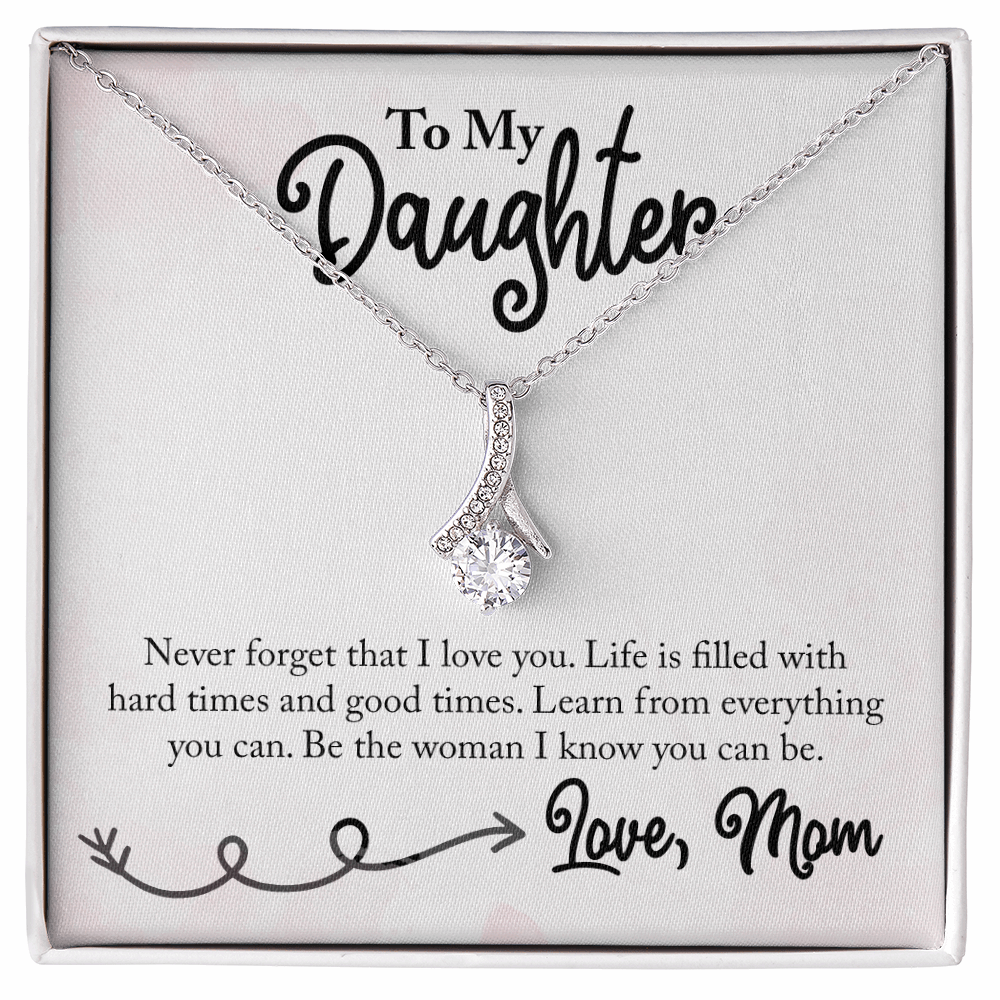 To My Daughter- Alluring Beauty Necklace - StarShineBox -