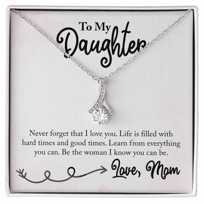 To My Daughter- Alluring Beauty Necklace - StarShineBox -