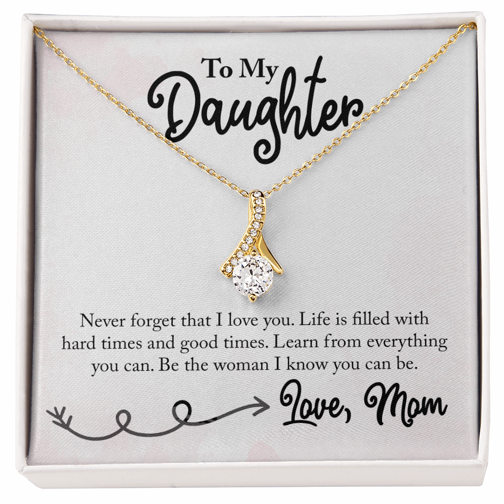 To My Daughter- Alluring Beauty Necklace - StarShineBox -