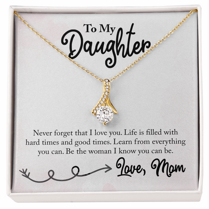 To My Daughter- Alluring Beauty Necklace - StarShineBox -
