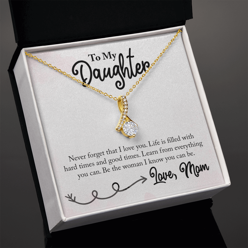 To My Daughter- Alluring Beauty Necklace - StarShineBox -