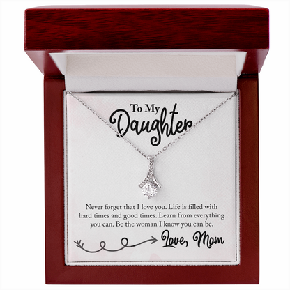 To My Daughter- Alluring Beauty Necklace - StarShineBox -