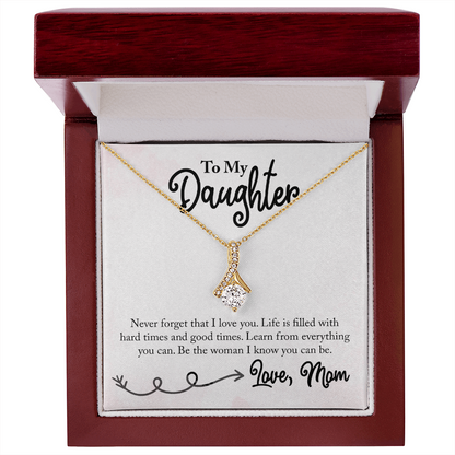 To My Daughter- Alluring Beauty Necklace - StarShineBox -