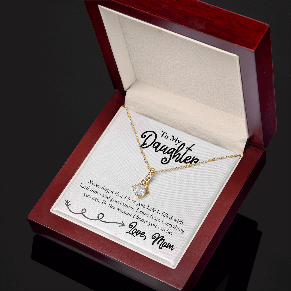 To My Daughter- Alluring Beauty Necklace - StarShineBox -
