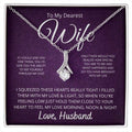 To My Dearest Wife - If I Could Give You One Thing Alluring Beauty Necklace