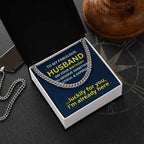 To My Fabulous Husband on your birthday  Cuban Link Chain