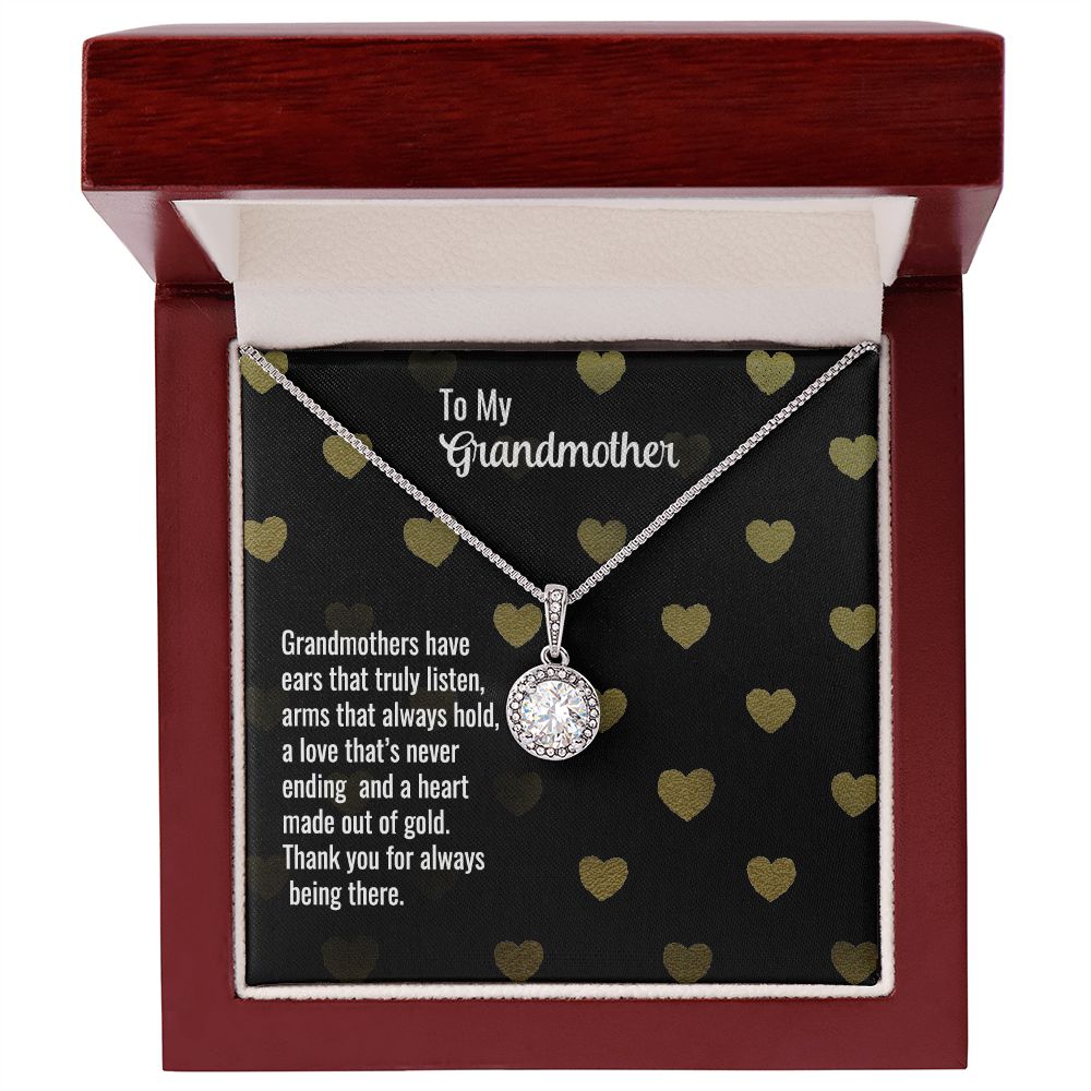 To My Grandmother- Grandmothers have ears that truly listen Eternal Hope Necklace - StarShineBox -