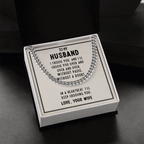 To My Husband- I choose you Cubin Link Chain - Starshine Box 