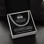 To My Man I may not be your first date,  I love you forever and always  Cuban Link Chain - StarShineBox -