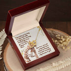 To My Mother- It has taken me Final Interlocking Hearts Necklace