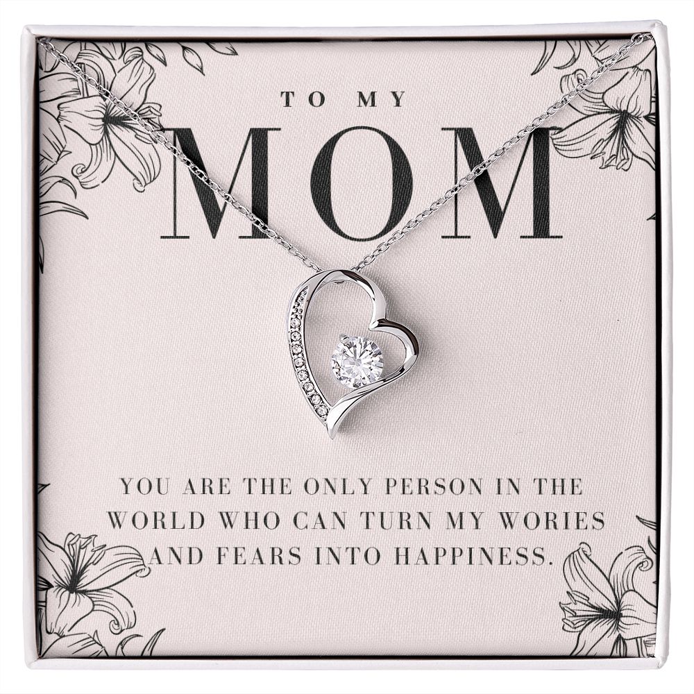 To My Mother you are the only person in the world Forever Love Necklace - StarShineBox -